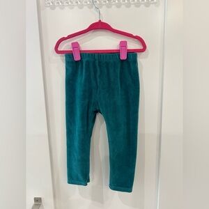 Girls size 24 months. Green Leggings with Elastic Waistband